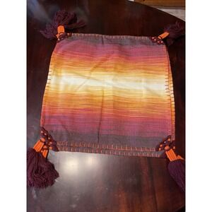 Moroccan Handmade Cotton PomPom Pillow Cover ‎ 2pcs